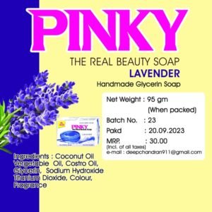 Pinky -Glycerin Soap -Lavender