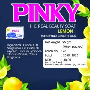 Pinky -Glycerin Soap-lemon