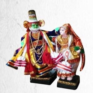 Traditional Art & Crafts - Krishnanattam pair statues