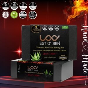 EST O' SEN - Charcoal Aloe Vera Bathing Bar