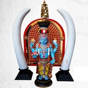Traditional Art & Crafts - Guruvayurappan (vanamala krishna) pooja mandir combo
