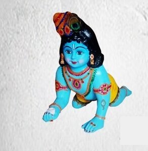 Traditional Art & Crafts - Little Krishna Crawls