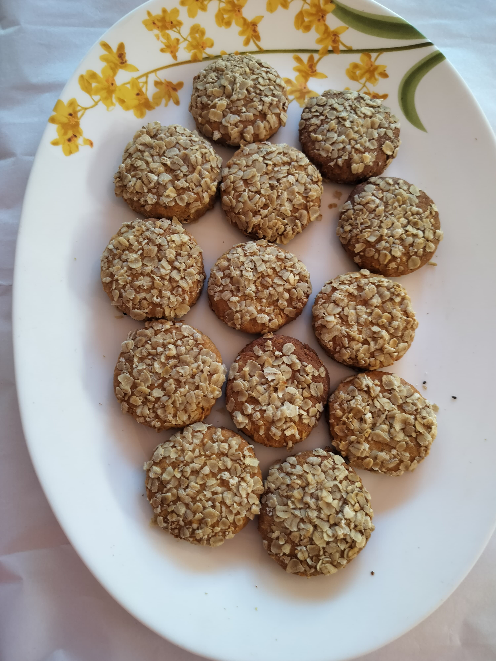 Pearl Millet Crisp Oats Cookies