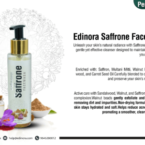 EDINORA SAFFRONE FACE WASH