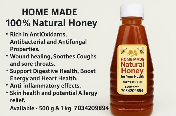 HOME MADE 100% Natural Honey